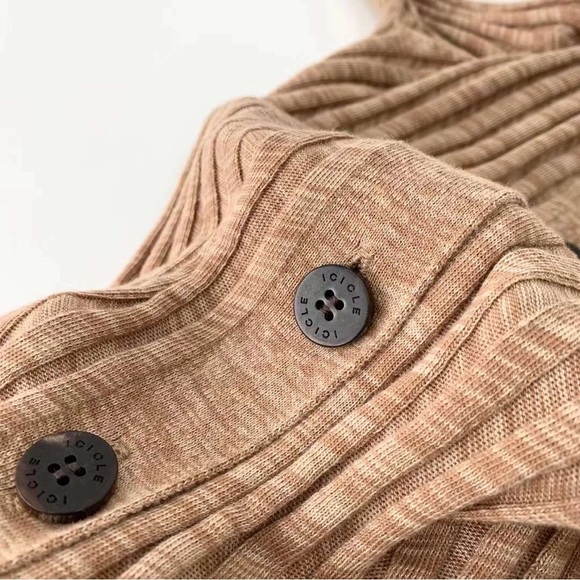 🍁ICICLE Cotton open knit light button up cardigan - Picture 12 of 15